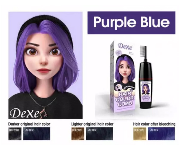 Dexe Hair Color Comb Purple Blue x2 Boxes – PROPHARM (M) SDN BHD